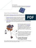 Panel Surya Pembangkit Listrik Tenaga Surya - Docxx