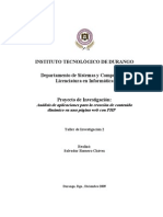 Proyecto Final. Análisis de Aplicaciones para La Creación de Contenido Dinámico Con PHP