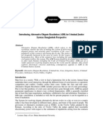 Introducing Alternative Dispute Resolution (ADR) in Criminal Justice System: Bangladesh Perspective