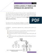 Organización Logica y Fisica de Los Sistemas de Archivos