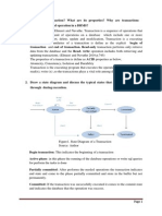 What Is A Transaction? What Are Its Properties? Why Are Transactions Important Units of Operation in A DBMS? PDF