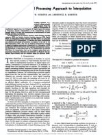 Digital Signal Processing Approach To Interpolation: Atere