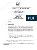 City Council Special Meeting Agenda Packet 06-17-14