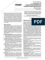 (TP0A014) A Comparison of Liquid Petroleum Meters For Custody Transfer Measurement