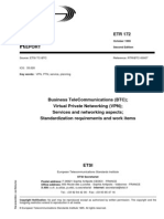 TSI ETR 172 Echnical Eport: Source: ETSI TC-BTC Reference: RTR/BTC-00007