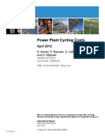 ... Power Plant Cycling Costs...