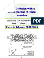 MT: Diffusion With A Heterogeneous Chemical Reaction