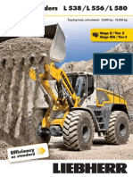 Wheel Loaders L 538 / L 556 / L 580: Effi Ciency