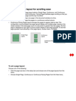 Choosing A Page Layout For Scrolling Ease