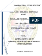 2º Practica GENERALIDADES DE UN OBSERVATORIO Y LOS INSTRUMENTOS METEOROLOGICOS