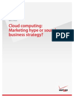 Cloud Computing: Marketing Hype or Sound Business Strategy?: White Paper