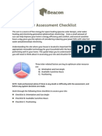 Solar Assessment Checklist