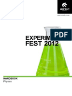 2012 Experifest - Physics Booklet