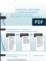 Segmentación, Mercados Meta y Posicionamiento