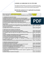 CheckList para Medir La Usabilidad de La UTC