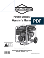 Briggs & Stratton Portable Generator Operating Manual