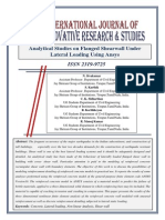 Analytical Studies On Flanged Shearwall Under Lateral Loading Using Ansys