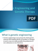 Genetic Engineering and Genetic Therapy