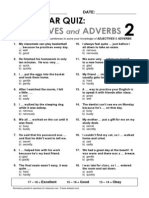 Esl Topics Quiz2 Adjectivesadverbs