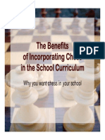 McDonald - Benefits of Incorporating Chess in School Curriculum