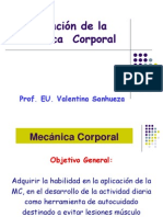 Aplicación de La Mecánica Corporal