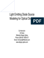 LED Source Modeling For Optical Design Workbook Davis 2004