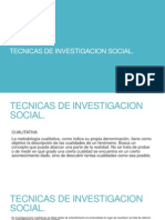 Tecnicas de Investigacion Social Power