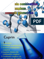 Izomeria in Cazul Combinatiilor Complexe