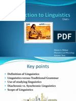 Unit 1 - 01 Introduction To Linguistics