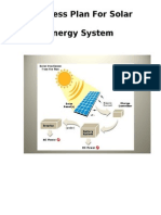 Business Plan For Solar Energy System