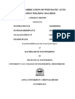 Design and Fabrication of Pneumatic Auto Feed Spot Welding Machine