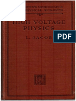 High Voltage Physics