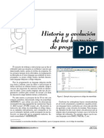 Historia y Evolucion de Los Lenguajes de Programacion PDF