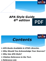 APA Style Guide 6 Edition