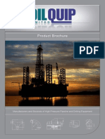 Product Brochure: Manufacturers and Stockists of High Pressure Pipeline and Drilling Equipment