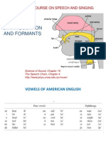 Articulation and Formants