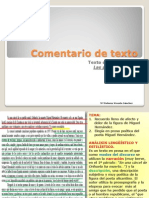 Comentario de Texto Selectividad 2013