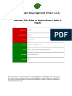 Guide For Process Safety in Design