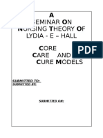 Lydia e Hall Core Care and Cure Models Seminar