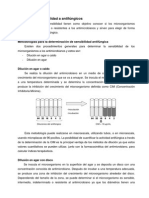 Pruebas de Sensibilidad A Los Antimicrobianos