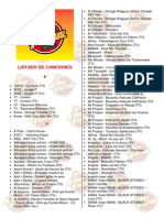 LISTA KARAOKEs PDF