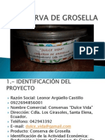 Conserva de Grosella