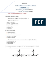 Digital Signal Processing (59641, 59668) : Assignment # 02