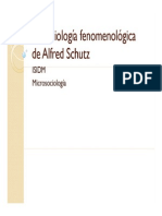 Sociologia Fenomenologica de ALDRED SCHUTZ