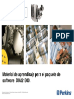 Manual de Aprendizaje Del Paquete de Software DIAG 1300 EDi PERKINS