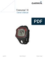 Forerunner 10: Owner's Manual