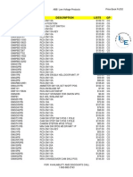 ABB Price Book 281