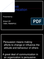 Persuasive Communication Skills