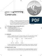 Java Programming Constructs