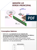 Sesion 10 - Memoria Principal